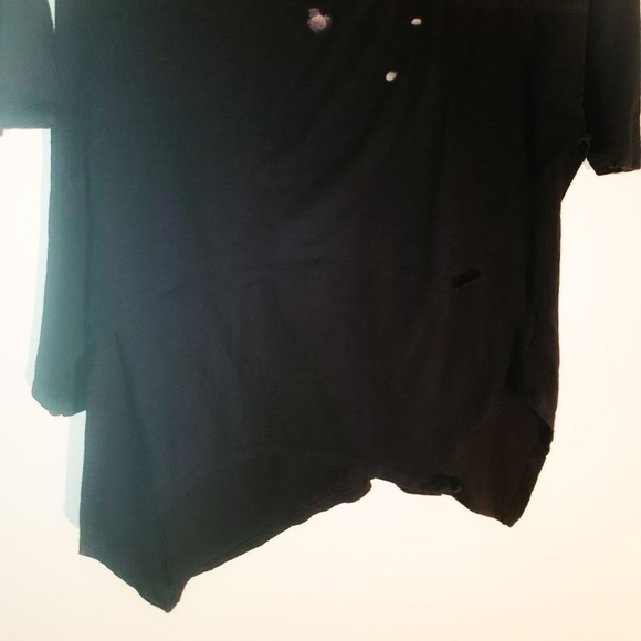 Silence + Noise | Black Splatter Lagenlook Tunic - Picture 5 of 6